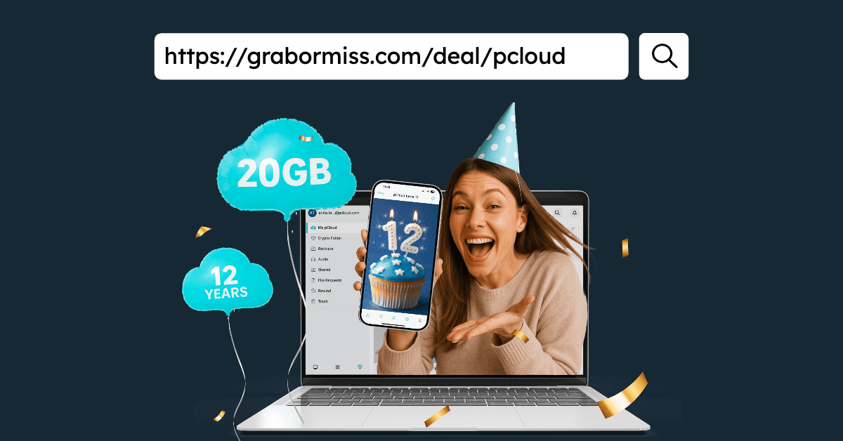 🎁 20GB Free Cloud Storage | pCloud 12th Anniversary Gift